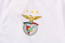 Conjunto Inverno Benfica Branca Adidas - Com Fecho